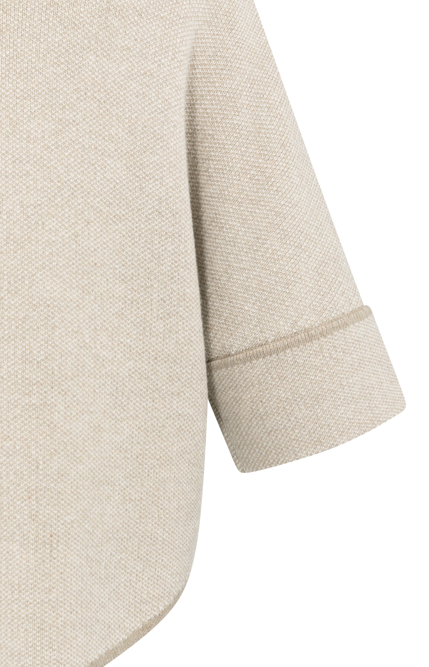 Chunky knit poncho cardigan with rounded hem